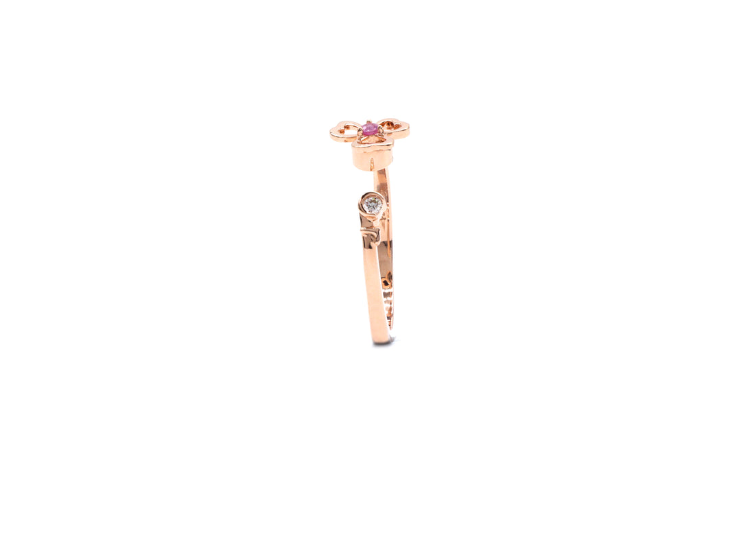 The Radiance Collection: Diamond and Pink Sapphire Heart (Check Product Details for Quality)